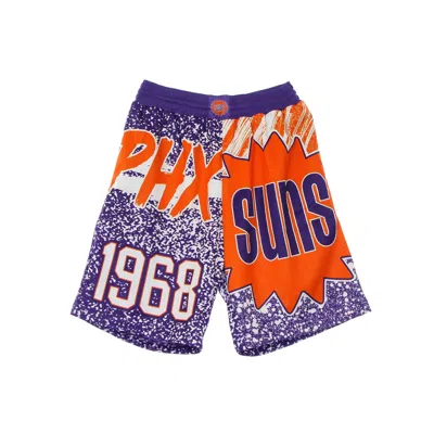 Mitchell & Ness Men's Basketball Shorts Nba Jumbotron Sublimated Mesh Shorts Hardwood Classics Phosun Purple/origina