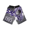 Mitchell & Ness Men's Basketball Shorts Nba Jumbotron Sublimated Mesh Shorts Hardwood Classics Sackin Black/original In Multi