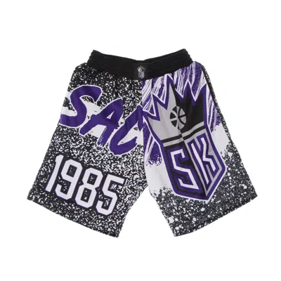 Mitchell & Ness Men's Basketball Shorts Nba Jumbotron Sublimated Mesh Shorts Hardwood Classics Sackin Black/original