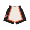 Mitchell & Ness Men's Basketball Shorts Nba Off White Team Color Swingman Shorts Hardwood Classics 1996 Neykni In Off White