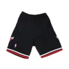 Mitchell & Ness Men's Basketball Shorts Nba Swingman Short Hardwood Classics 1997-98 Chibul Alternate Original Team  In Black