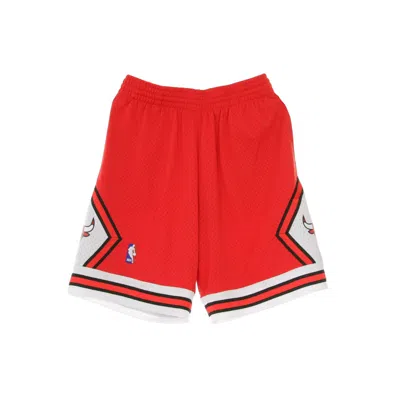Mitchell & Ness Men's Basketball Shorts Nba Swingman Short Hardwood Classics 1997-98 Chibul Road Original Team Color In Red