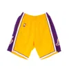 Mitchell & Ness Men's Basketball Shorts Nba Swingman Short Hardwood Classics 2009 Loslak Home Original Team Colors In Yellow