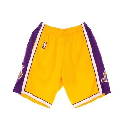 Mitchell & Ness Men's Basketball Shorts Nba Swingman Short Hardwood Classics 2009 Loslak Home Original Team Colors In Yellow