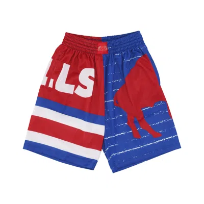 Mitchell & Ness Men's Basketball Shorts Nfl Jumbotron 3.0 Shorts Bufbil Multi/white