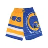 Mitchell & Ness Men's Basketball Shorts Nfl Jumbotron 3.0 Shorts Losram Multi/white In Blue