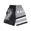 Mitchell & Ness Men's Basketball Shorts Nfl Jumbotron 3.0 Shorts Oakrai In Gray