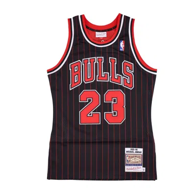 Mitchell & Ness Men's Basketball Tank Top Nba Authentic Jersey Hardwood Classics No 23 Michael Jordan 1995-96 Chibul In Black
