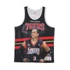 Mitchell & Ness Men's Basketball Tank Top Nba Behind The Back Tank Allen Iverson Hardwood Classics Phi76e Black In Black