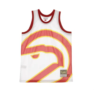 Mitchell & Ness Men's Basketball Tank Top Nba Big Face Jersey Atlhaw In Multi