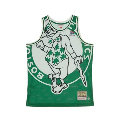 Mitchell & Ness Men's Basketball Tank Top Nba Big Face Jersey Boscel Original Team Colors In Multi