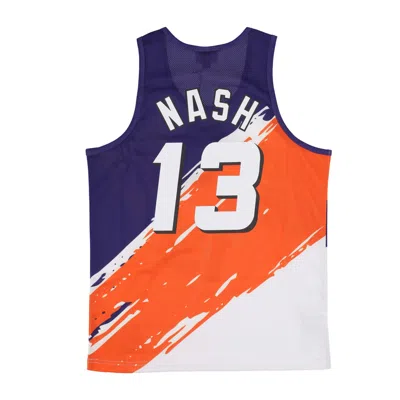 Mitchell & Ness Men's Basketball Tank Top Nba Paint Brush Mesh Tank No 13 Steve Nash Phosun Multi/white