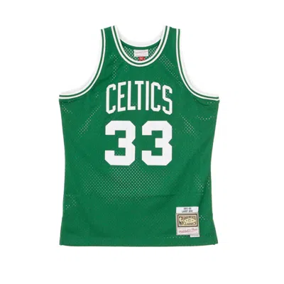 Mitchell & Ness Men's Basketball Tank Top Nba Swingman Jersey Hardwood Classics No 33 Larry Bird 1985-86 Boscel Road