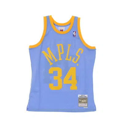 Mitchell & Ness Men's Basketball Tank Top Nba Swingman Jersey Hardwood Classics No 34 Shaquille O'neal 2001-02 Losla In Original Team Colors