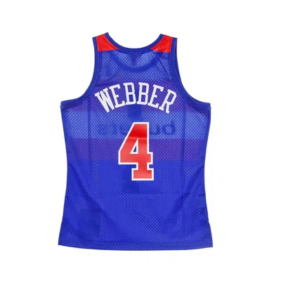 Mitchell & Ness Men's Basketball Tank Top Nba Swingman Jersey Hardwood Classics No 4 Chris Webber 1996-97 Waswiz Roa In Original Team Colors