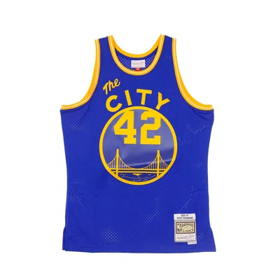 Mitchell & Ness Men's Basketball Tank Top Nba Swingman Jersey Hardwood Classics No.42 Nate Thurmond 1966-67 Safwar R In Original Team Colors