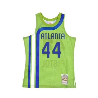 MITCHELL & NESS MEN'S BASKETBALL TANK TOP NBA SWINGMAN JERSEY HARDWOOD CLASSICS NO.44 PETE MARAVICH 1970-71 ATLHAW A