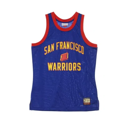 Mitchell & Ness Men's Basketball Tank Top Nba Team Heritage Tank 1962-66 Sanwar Original Team Colors In Blue