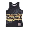 Mitchell & Ness Men's Basketball Vest Nba Big Face 4.0 Fashion Tank Hardwood Classics Torrap Black/original Team Col In Black