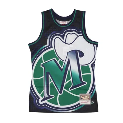 Mitchell & Ness Men's Basketball Vest Nba Big Face 7.0 Fashion Tank Dalmav Black