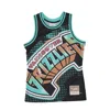 Mitchell & Ness Men's Basketball Vest Nba Big Face 7.0 Fashion Tank Vangri Black In Black