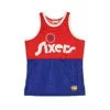 Mitchell & Ness Men's Basketball Vest Nba Team Heritage Tank 1965-71 Phi76e In Blue