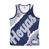 Mitchell & Ness Men's Basketball Vest Ncaa Jumbotron 2.0 Mesh Tank Geohoy In Blue