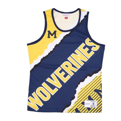 MITCHELL & NESS MEN'S BASKETBALL VEST NCAA JUMBOTRON 2.0 MESH TANK MSUSPA