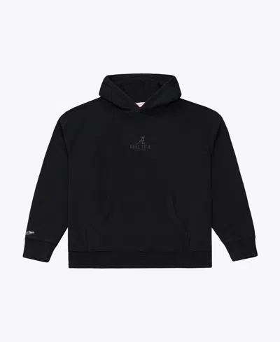 Mitchell & Ness Men's Black Alabama Crimson Tide Monochrome Icon Fleece Hoodie