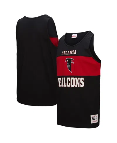 Mitchell & Ness Men's Black Atlanta Falcons Retro Color Block Tank Top