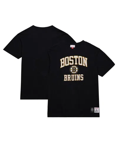 Mitchell & Ness Men's Black Boston Bruins Legendary Slub T-shirt