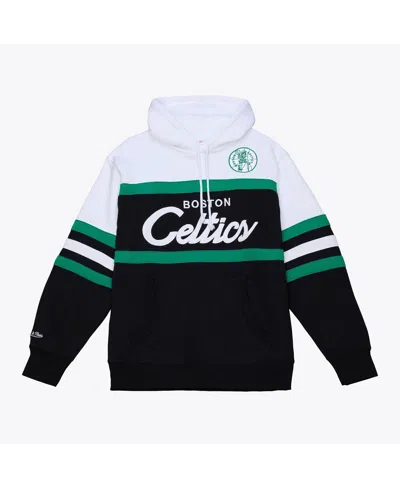 Mitchell & Ness Men's Black Boston Celtics Head Coach Hoodie In Multi