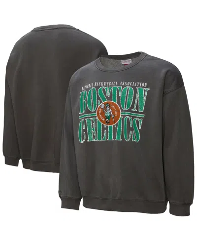 Mitchell & Ness Men's Black Boston Celtics Nba Downtown Collection Fleece Sweatshirt