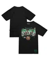 Mitchell & Ness Black Boston Celtics Worldwide Collection Glow Up T-shirt In Black