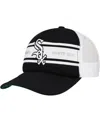 Mitchell & Ness Men's Black Chicago White Sox Sideline Trucker Adjustable Hat