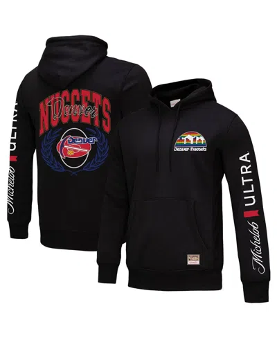 Mitchell & Ness Men's Black Denver Nuggets Nba X Michelob Ultra Swish Sip Pullover Hoodie