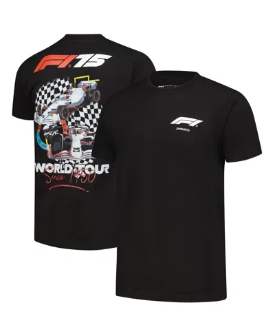 Mitchell & Ness Men's Black F1 World Tour Men's T-shirt