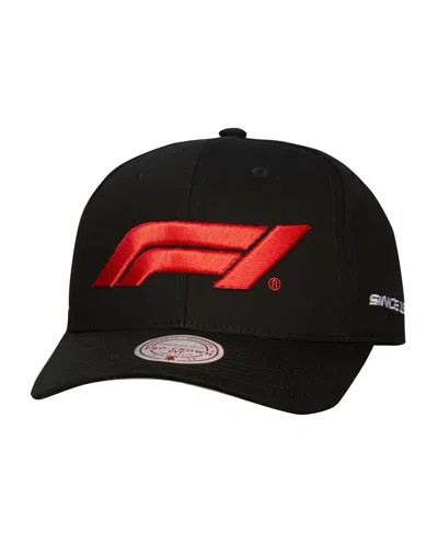 Mitchell & Ness Men's Black Formula 1 Gp Pro Snapback Hat