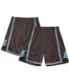 Mitchell & Ness Men's Black Los Angeles Lakers 2009-10 Hardwood Classics Tie-dye Swingman Shorts In Black
