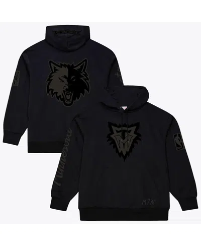 Mitchell & Ness Men's Black Minnesota Timberwolves Phantom Fleece Hoodie