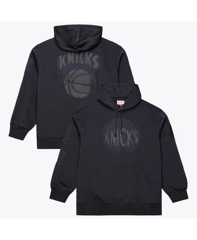 Mitchell & Ness Men's Black New York Knicks Phantom Fleece Hoodie