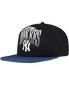 Mitchell & Ness Men's Black New York Yankees Rise Up Snapback Hat