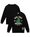 Mitchell & Ness Black New York Yankees Vs. New York Mets Subway Series Swinging Liberty Pullover Hoo In Black