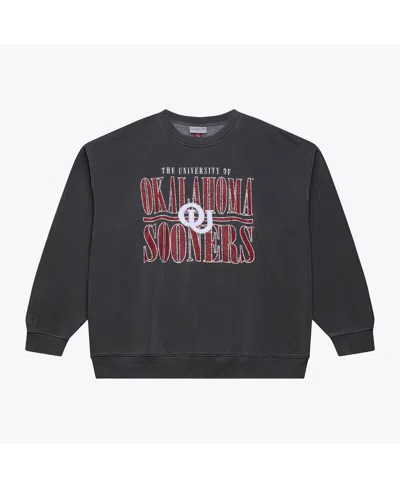 Mitchell & Ness Men's Black Oklahoma Sooners Downtown Fleece Sweatshirt