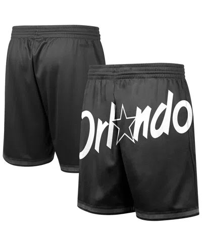 Mitchell & Ness Men's Black Orlando Magic Big Face 3.0 Fashion Shorts