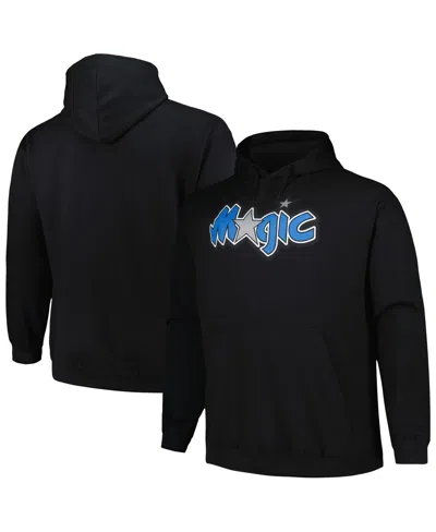 Mitchell & Ness Men's Black Orlando Magic Hardwood Classics Big Tall Pullover Hoodie