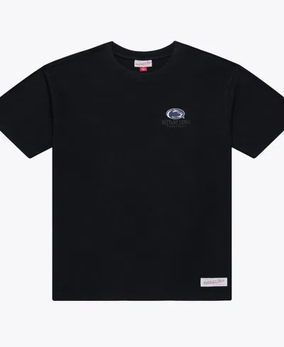 Mitchell & Ness Men's Black Penn State Nittany Lions Monochrome Icon T-shirt
