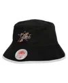 Mitchell & Ness Men's Black Philadelphia 76ers Flip It Reversible Bucket Hat In Black