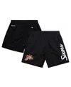Mitchell & Ness Men's Black Philadelphia 76ers Team Essentials Nylon Shorts In Black