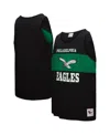 Mitchell & Ness Men's Black Philadelphia Eagles Retro Color Block Tank Top In Black